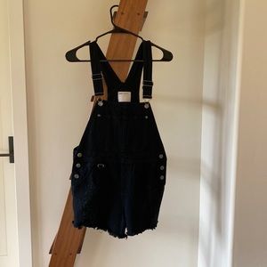ASOS Black Denim Overalls